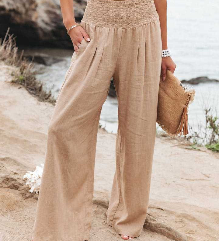 Aileen - Pantalones Anchos de Playa