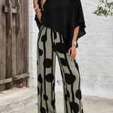 Valeriana™ | Conjunto Top Asimétrico y Pantalón Boho