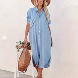 SAVANNAH | Camisa-vestido con bolsillos