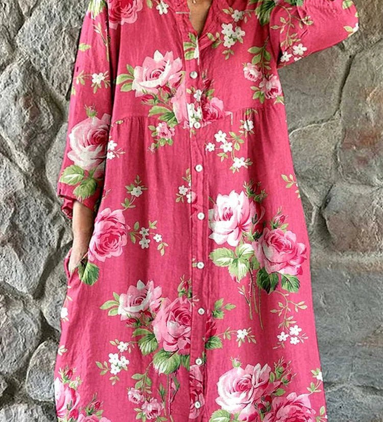 Carmen | Vestido Floral Artístico