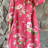 Maddie | Vestido Floral Artístico