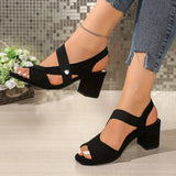 Lucia™ | Tacones de Bloque de Confort Ortopédico