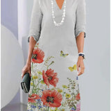 Scarlett | Vestido Floral en Capas