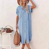 SAVANNAH | Camisa-vestido con bolsillos
