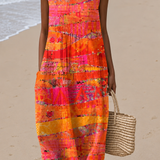 Faye™ Vestido Midi Atardecer