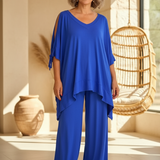 Úrsula™ | Conjunto Túnica Ombros Abertos y Pantalón