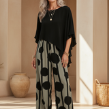 Valeriana™ | Conjunto Top Asimétrico y Pantalón Boho