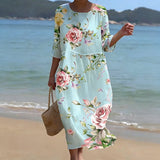 Sienna | Vestido de Flores al Atardecer
