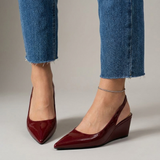 Elena | Elegantes Tacones de Cuña con Correa