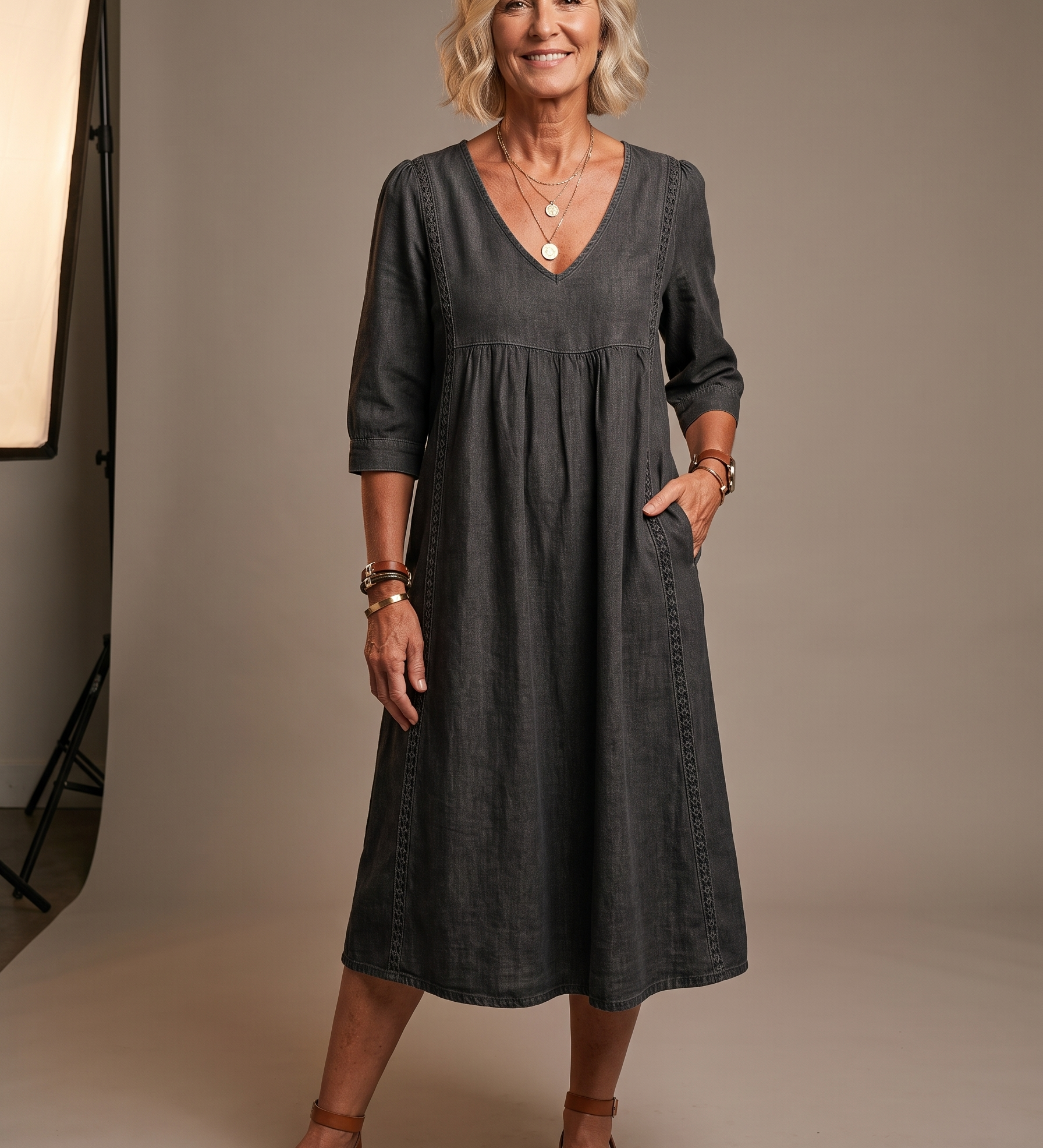 Martha - Vestido Maxi Casual Cómodo