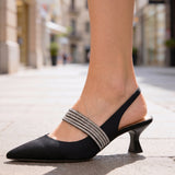 Harlow | Tacones de Gato de Cristal