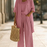 Isa | Conjunto de Tres Piezas Elegante y Sin Esfuerzo