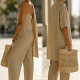 Isa | Conjunto de Tres Piezas Elegante y Sin Esfuerzo